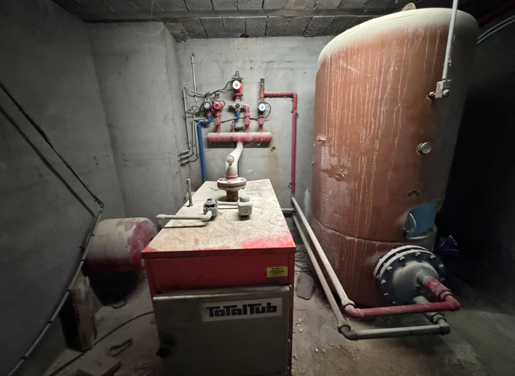 Étape 1 - Ancienne chaudière fioul