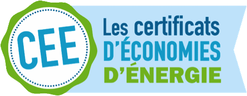 Logo Certificats d'Économies d'Énergie (CEE) ou Prime Énergie.