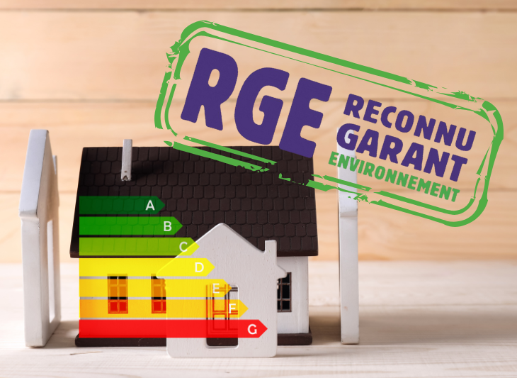 Logo officiel RGE (Reconnu Garant de l'Environnement)